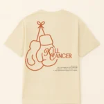 Back of the Exodus fight cancer t shirt, faith-forward apparel designed for strength and style